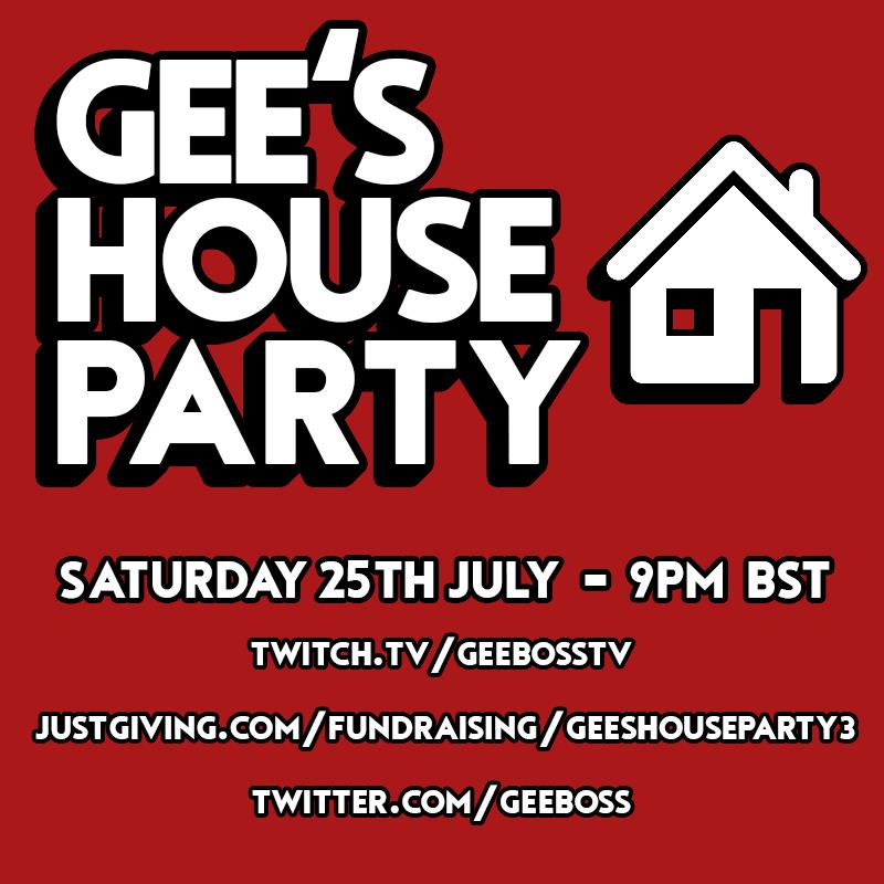 Gee's House Party 3 Flyer